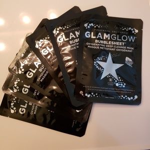 6 GLAMGLOW bubble sheet masks